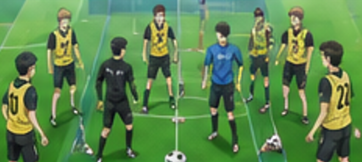 エスペリオンで練習する選手たち